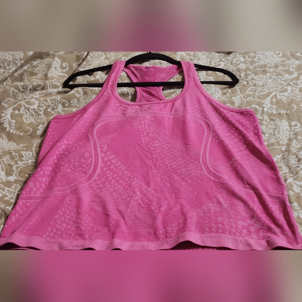 Lululemon Swiftly Tech Racerback Tank Top Pink Size 12 - Picture 7 of 7
